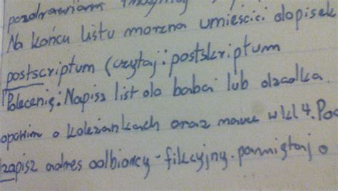 Jak Napisa List Do Kolegi Klasa Podstawowa