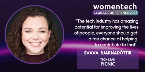 women in tech global conference voices 2022 speaker svava bjarnadóttir women in tech network