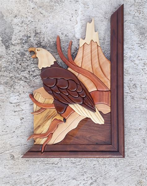 Free Eagle İntarsİa Tree Interior Wood Colour Are Used At All My Works