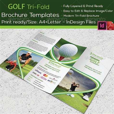 Golf Event Brochure Templates From Graphicriver