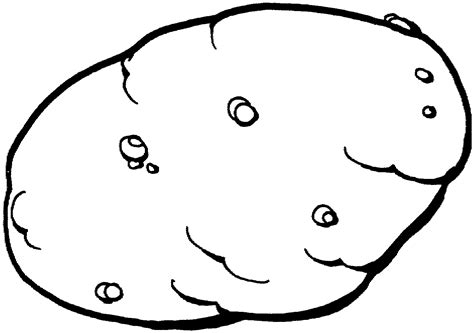 Potato Clipart Black And White Free Download On Clipartmag