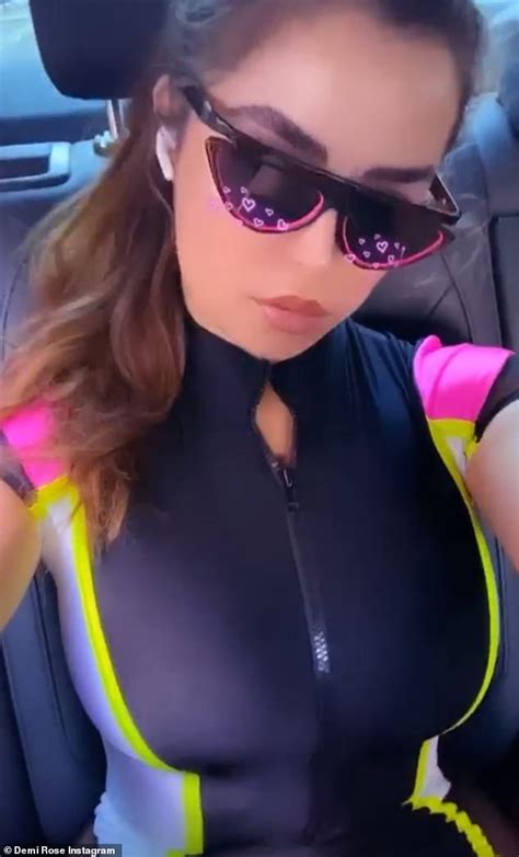 Demi Rose Slips Into A Form Fitting Unitard To Show How She Does Her Booty Workout Readsector