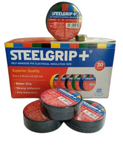 Black Steelgrip Plus Pvc Electrical Insulation Tape At Rs 350box In Indore