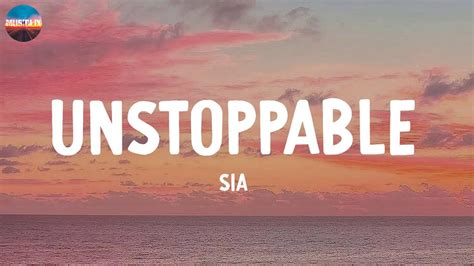 Unstoppable Sia Lyrics Imagine Dragons Onerepublic Youtube