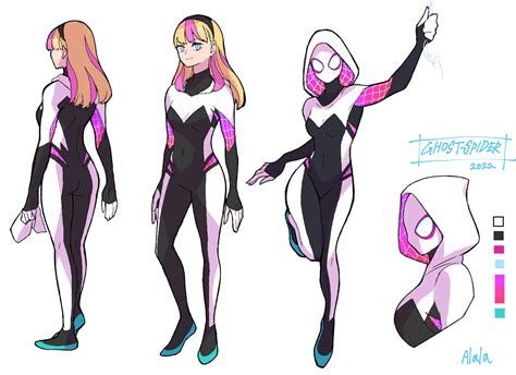 Spider Gwen And Gwen Stacy Marvel And 1 More Drawn By Sushipizzarrr