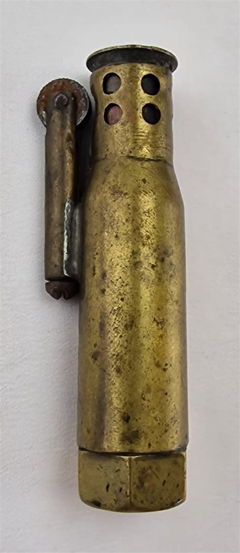 Trench Art Lighter Time Militaria