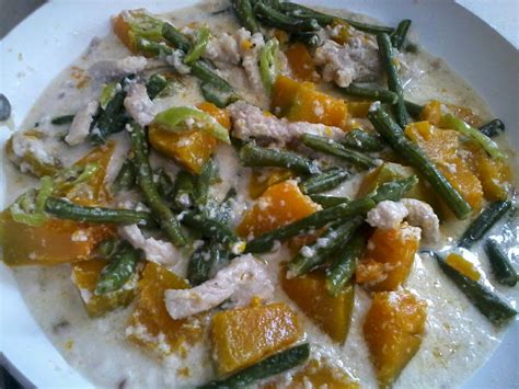 Pepays Foodies And Travels String Beans And Squash In Coconut Milk