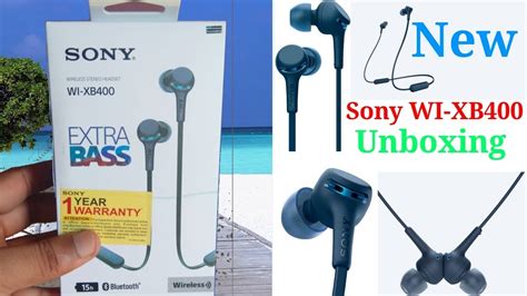 Sony Wi Xb400 Brand New Wireless Bluetooth Earphone Unboxing And 1st