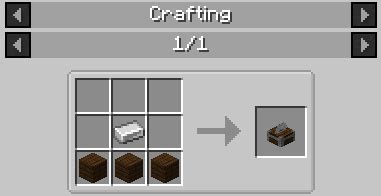 When making a stonecutter, it is important that the iron ingot and stone are placed in the exact pattern as the image below. Stone Cutter Recipe / Stonecutter Recipe Support Issue ...