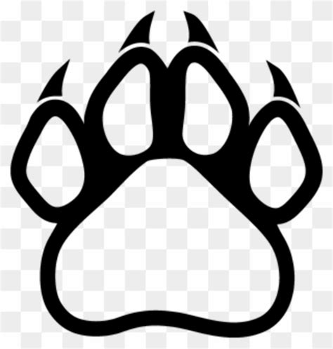 Download High Quality Paw Prints Clip Art Panther Transparent Png