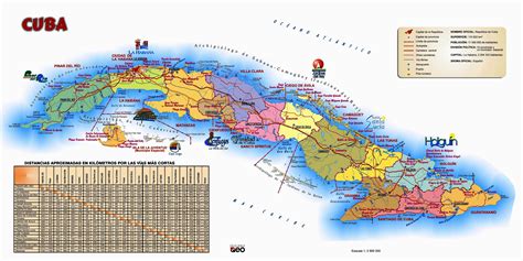Mapa Turistico De Cuba Buena Vibra