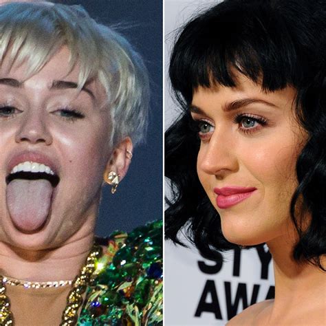 Miley Cyrus And Katy Perry Kissing 2022