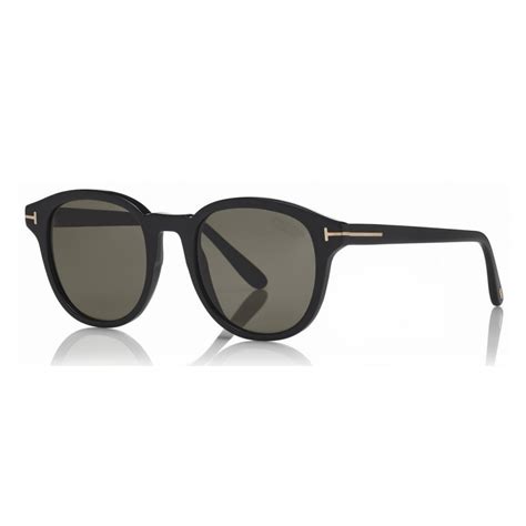 Tom Ford Polarized Jameson Sunglasses Round Acetate Sunglasses