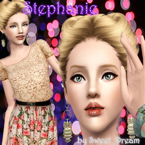 Stephanie By Sweetdream Симы для Sims 3 Sims Каталог файлов