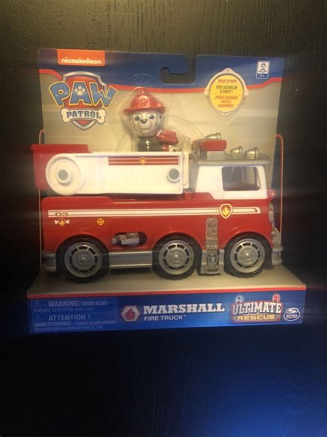 Nickelodeon Paw Patrol Marshall Fire Truck Vehicle Playset Ultimate