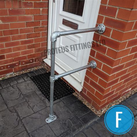 Outdoor Step Handrail Double Rail Safety Rail Mobility Grab Rail