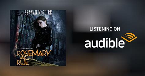 Rosemary And Rue By Seanan Mcguire Audiobook