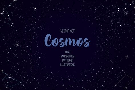 Cosmos Vector Set By Indie Thehungryjpeg