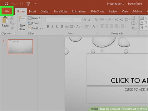 How To Convert Powerpoint To Word With Pictures Wikihow