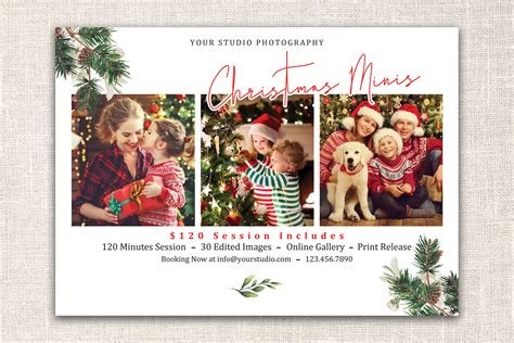 Christmas Mini Session Template Winter Mini Session By Designscozy