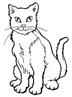 You can choose a realistic drawing of a specific breed or a simple drawing of a cartoon kitty. Cats Coloring Pages and Printable Activities 1