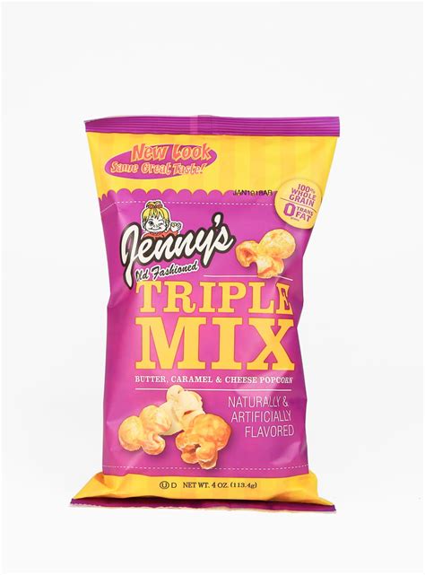 Jennys Triple Mix Popcorn 4 Oz 12 Bags