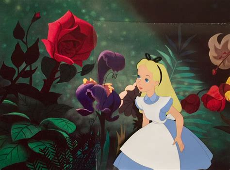 Animation Collection Original Production Cel Of Alice From Alice In Wonderland 1951 Disney