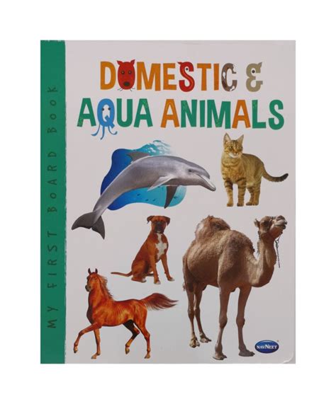 Buy Navneet My First Board Book Domestic And Aqua Animals Online In