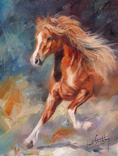 Chestnut Beauty Painting By David Stribbling Pixels