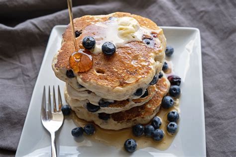 Fluffy Blueberry Pancakes These Are Seriously Fluffy So