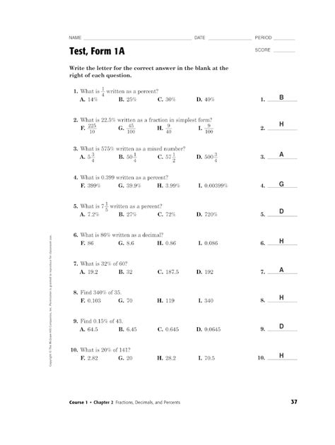 Test Form 1b Fill Out And Sign Online Dochub