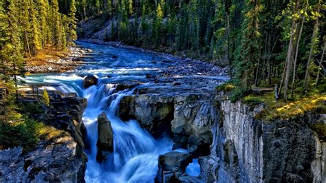 Mountain Rapids Waterfall Youtube