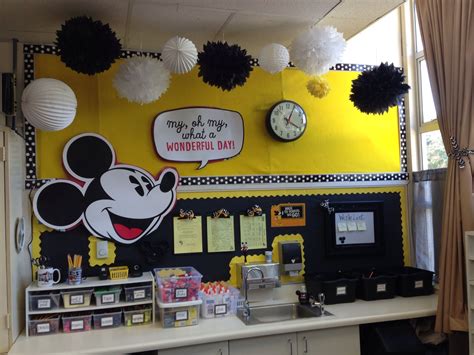 Fabulous Mickey Mouse Classroom Decorations Patterns Worksheet For
