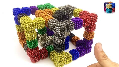 How To Make A Polygonal Cube Of Magnetic Balls （satisfying） Magnetic