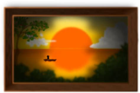 Landscape In Evening Clipart Free Image Download