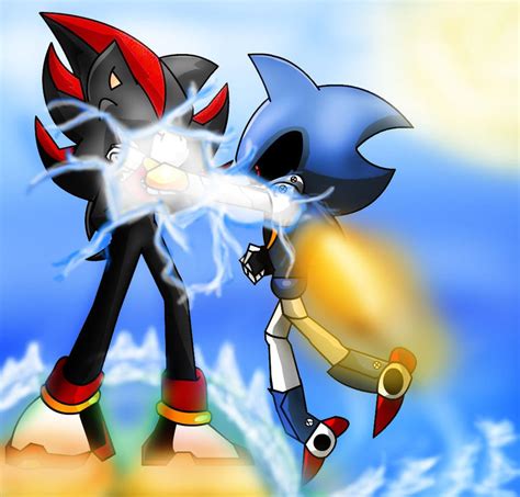 Shadow Vs Metal Sonic By Soul Yagami64 On Deviantart