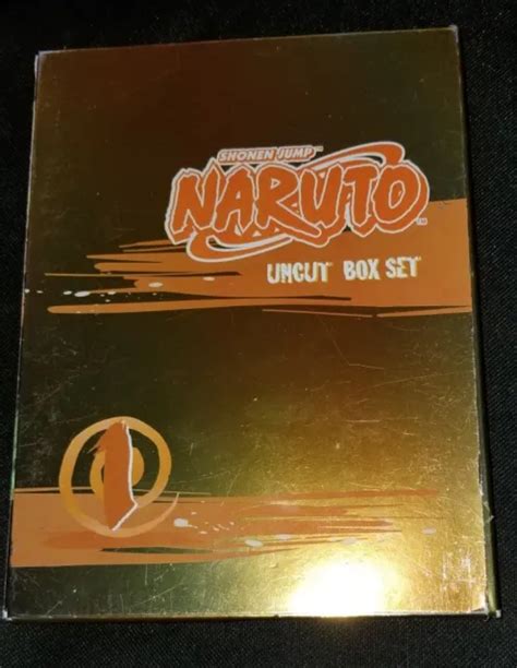 New Naruto Uncut Box Set Vol 1 Dvd 2006 3 Disc Set 2600