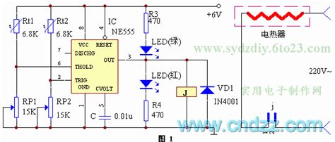 Temperature Control Circuit Composed Of Ne555 Controlcircuit