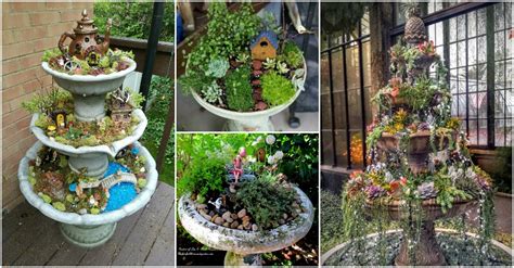 How To Turn Broken Fountains And Bird Baths Into Amazing