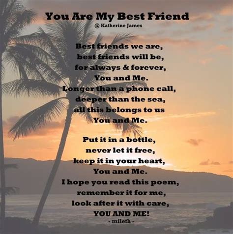 Poems For Your Best Friend You Are My Best Friend Photo