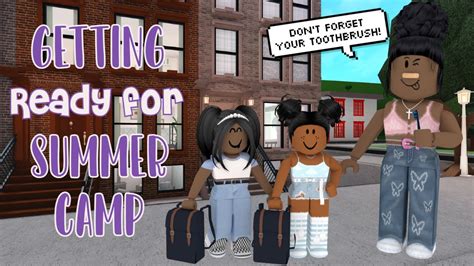 Getting Ready For Summer Camp Bloxburg Roleplay Youtube