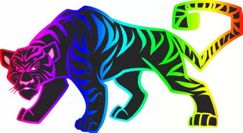Free Rainbow Tiger Cliparts Download Free Rainbow Tiger