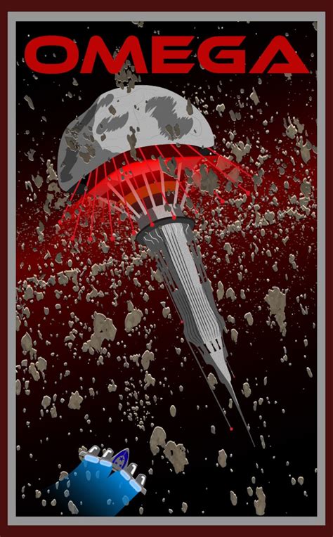 Mass Effect Omega Poster Fan Art Etsy