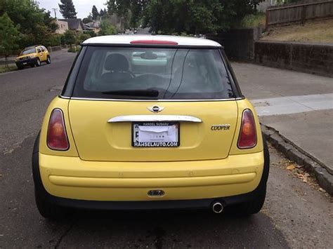 Purchase Used 2004 Yellow Mini Cooper Only 19000 Miles In Petaluma