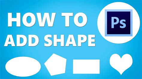 How To Download And Install Custom Shapes In Photoshop 2021 โหลด