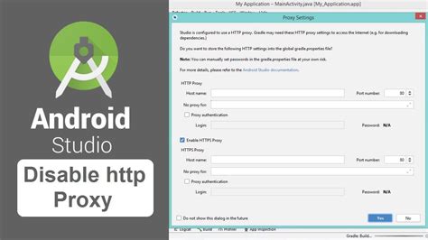 How To Fix Gradle Proxy Error Disable Proxy In Android Studio