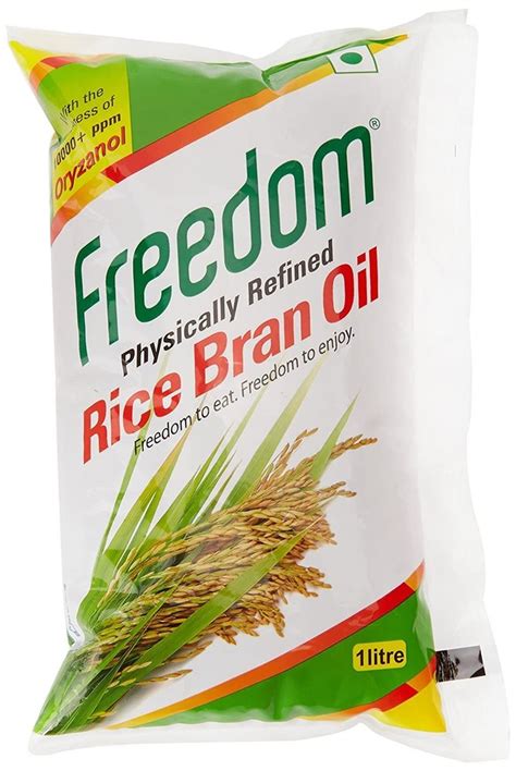 Freedom Physically Refined Rice Bran Oil For Cooking Rich In Vitamin
