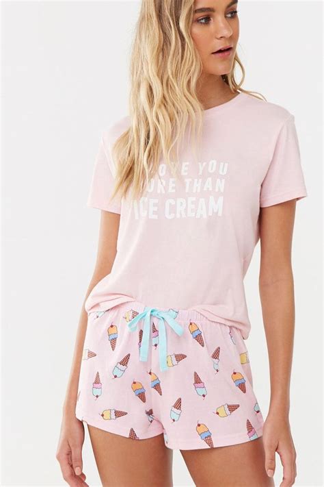 Ice Cream Graphic Pajama Set Affiliate Sponsored Cream Ice