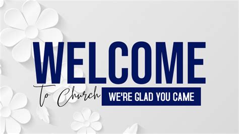 Copy Of Welcome To Church Flyer Postermywall