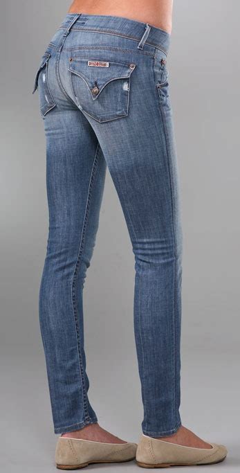 Hudson Jeans Collin Flap Pocket Skinny Jeans In Blue Lyst